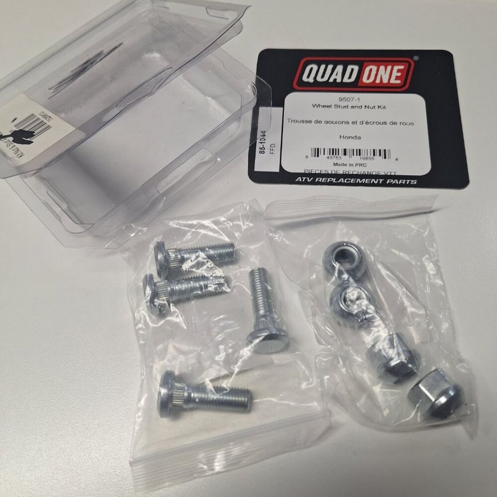 Quad One Honda Wheel Stud Nut Kit 9507-1 TRX FourTrax Foreman Rubican‎ 4x4 ATV